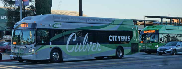 Culver City New Flyer Xcelsior XN40 7115 rapid